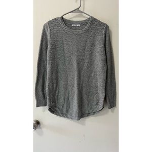 ✨SOLD✨Pink Clover | Grey Knit Sweater